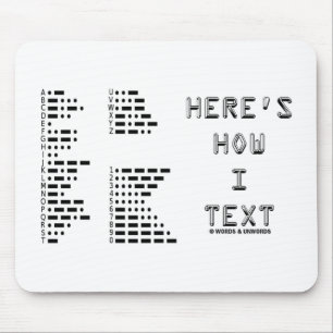 Ist hier, wie i-Text (internationales Mousepad