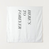 ist hier zu für immer wandteppich (Vorderseite (Horizontal))