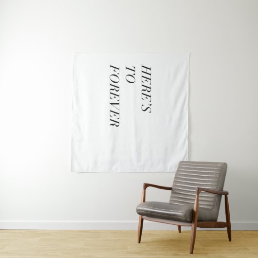 ist hier zu für immer wandteppich (Beispiel (Horizontal))