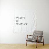 ist hier zu für immer wandteppich (Beispiel)