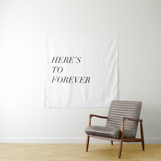 ist hier zu für immer wandteppich (Beispiel)