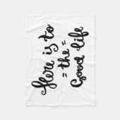 Ist hier zum angenehmen Leben Fleecedecke (Vorderseite)