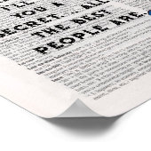 Ist ich verrückt geworden? Ich fürchte, so... Poster (Ecke)