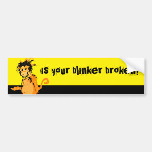Ist Ihr Blinker kaputt? Autoaufkleber