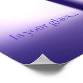Ist Ihr Glaswertpapier (Matte) Poster (Ecke)
