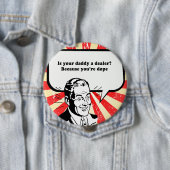 IST IHR VATER EIN HÄNDLER - IHR TÜR BUTTON (Beispiel)