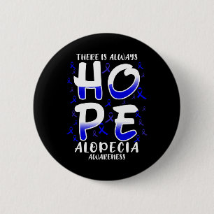 Ist immer Hoffnung. Alopezie Button