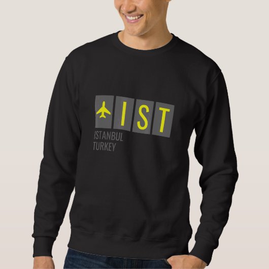 Ist Istanbul Turkey Airport Code Sweatshirt (Vorderseite)