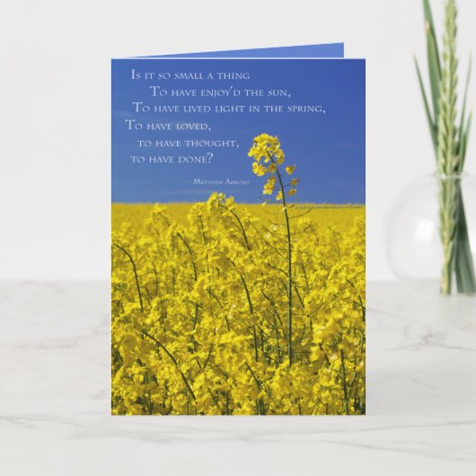 Ist It So Small Thing? Karte (Vorderseite)