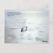 Ist jemals etwas so Großes passiert? Postkarte (Rückseite)