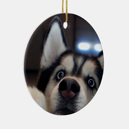 Ist jemand da draußen? keramik ornament (Rechts)