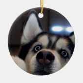 Ist jemand da draußen? keramik ornament (Vorne)