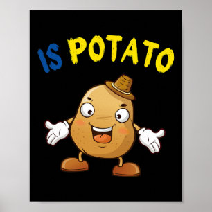 Ist Kartoffel Lustig Ukraine Witz Unterstützen Ukr Poster