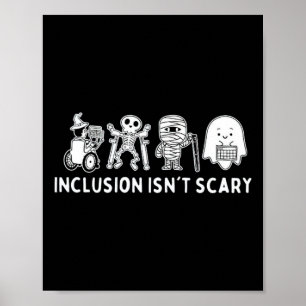 Ist kein Niedliches Halloween-Lehrer Skeleton Ghos Poster