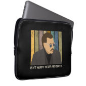 Ist keine glückliche Stunde zu jeder Zeit Laptopschutzhülle (Vorne Rechts)