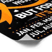 Ist Leukämie Bewusstseinsmonat Poster (Ecke)