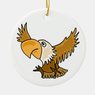 IST lustige Eagle-Verzierung Keramik Ornament