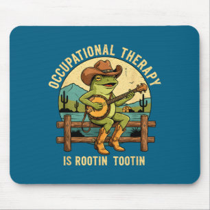 Ist lustige Ergotherapie Rootin 'Tootin' Westen Mousepad