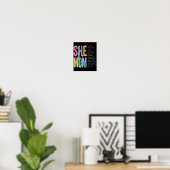 Ist Mama religiöse Verse glauben Christliche Mütte Poster (Heimbüro)
