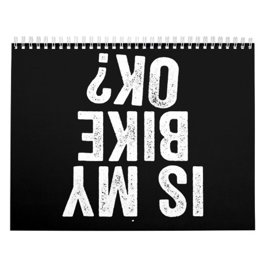 Ist mein Bike Ok Funny Geschenk für Biker Kalender (Titelbild)