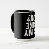 Ist mein Bike Ok Funny Geschenk für Biker Tasse (Vorderseite Links)