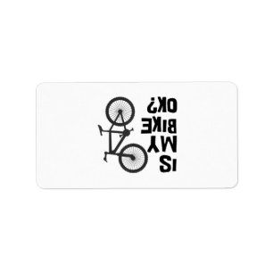 Ist mein Bike OK Funny Mountain Bike? Adressaufkleber