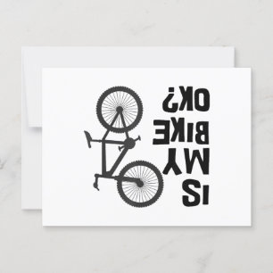Ist mein Bike OK Funny Mountain Bike? Postkarte