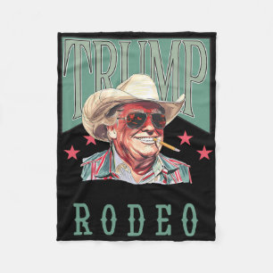 Ist mein erster Rodeo-Western Cowboy Funny Trump S Fleecedecke