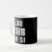 Ist mein Fahrrad Ok Funny Cycling and Bicyriders B Kaffeetasse (Vorderseite Links)