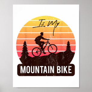Ist mein Fahrrad okay Mountainbiker Fahrrad Radfah Poster
