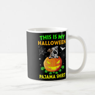 Ist mein Halloween-Kostüm Pajama English Bulldog L Kaffeetasse