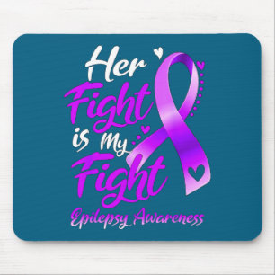 Ist mein ihr Kampf Kampf Epilepsie-Bewusstsein Mousepad