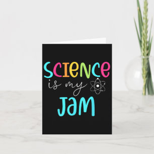 Ist mein Jam Niedlich Science Teacher Wertschätzun Karte