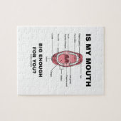 Ist mein Mund genug für Sie groß? (Anatomischer Puzzle (Horizontal)