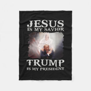 Ist mein Retter Trump mein Präsident 1 Fleecedecke