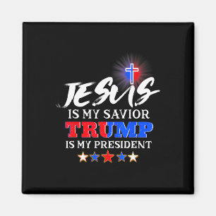 Ist mein Retter Trump mein Präsident Christlich? Magnet
