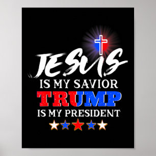 Ist mein Retter Trump mein Präsident Christlich? Poster