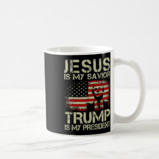 Ist mein Retter Trump mein Präsident Trump 2024 US Kaffeetasse