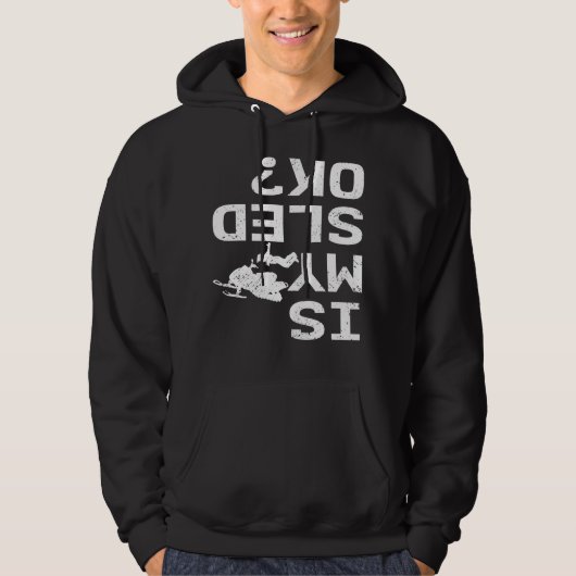 Ist mein Schlittenschneeverletzung mit Motorschlit Hoodie (Vorderseite)