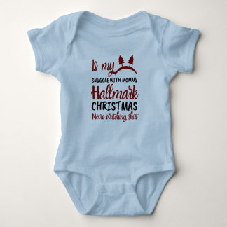 Ist mein Schnurrbart mit Mommy Hallmark Weihnachts Baby Strampler