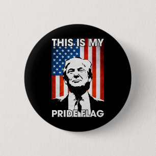 Ist mein Stolz Flag Trump American Flag 4. Juli Pa Button