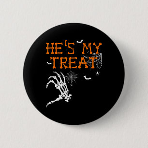 Ist mein Trick hes ist meine Leckerei Halloween Co Button