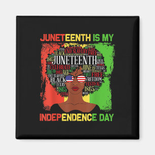 Ist mein Unabhängigkeitstag Schwarze Frauen 4. Jul Magnet