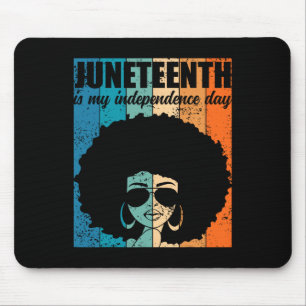 Ist mein Unabhängigkeitstag Schwarze Frauen 4. Jul Mousepad
