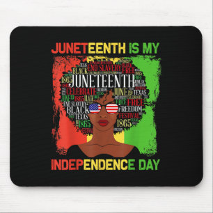 Ist mein Unabhängigkeitstag Schwarze Frauen 4. Jul Mousepad