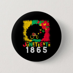 Ist mein Unabhängigkeitstag schwarzer Frauenstolz Button