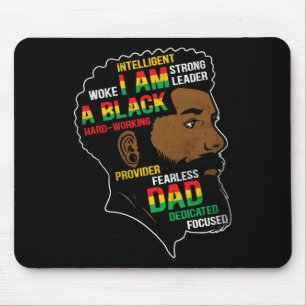 Ist mein Unabhängigkeitstag Schwarzer Vater Vatert Mousepad