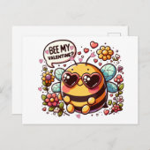 Ist mein Valentin? - Bezaubernde Valentine Feiertagspostkarte (Vorne/Hinten)