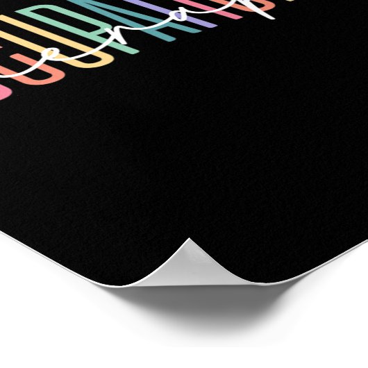 Ist meine Lieblings-Beruf-Autismus-Bildung Poster (Ecke)