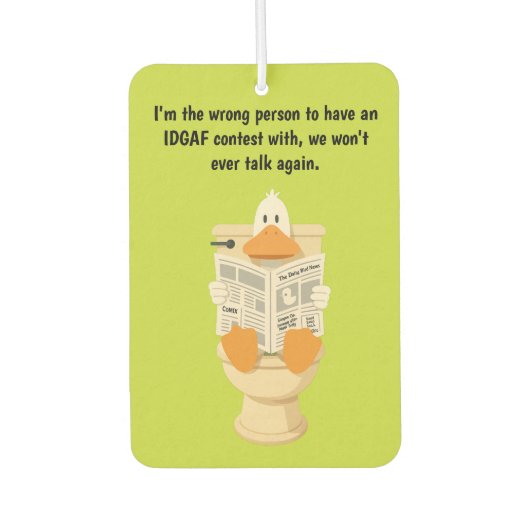 Ist mir egal  autolufterfrischer (Vorderseite)